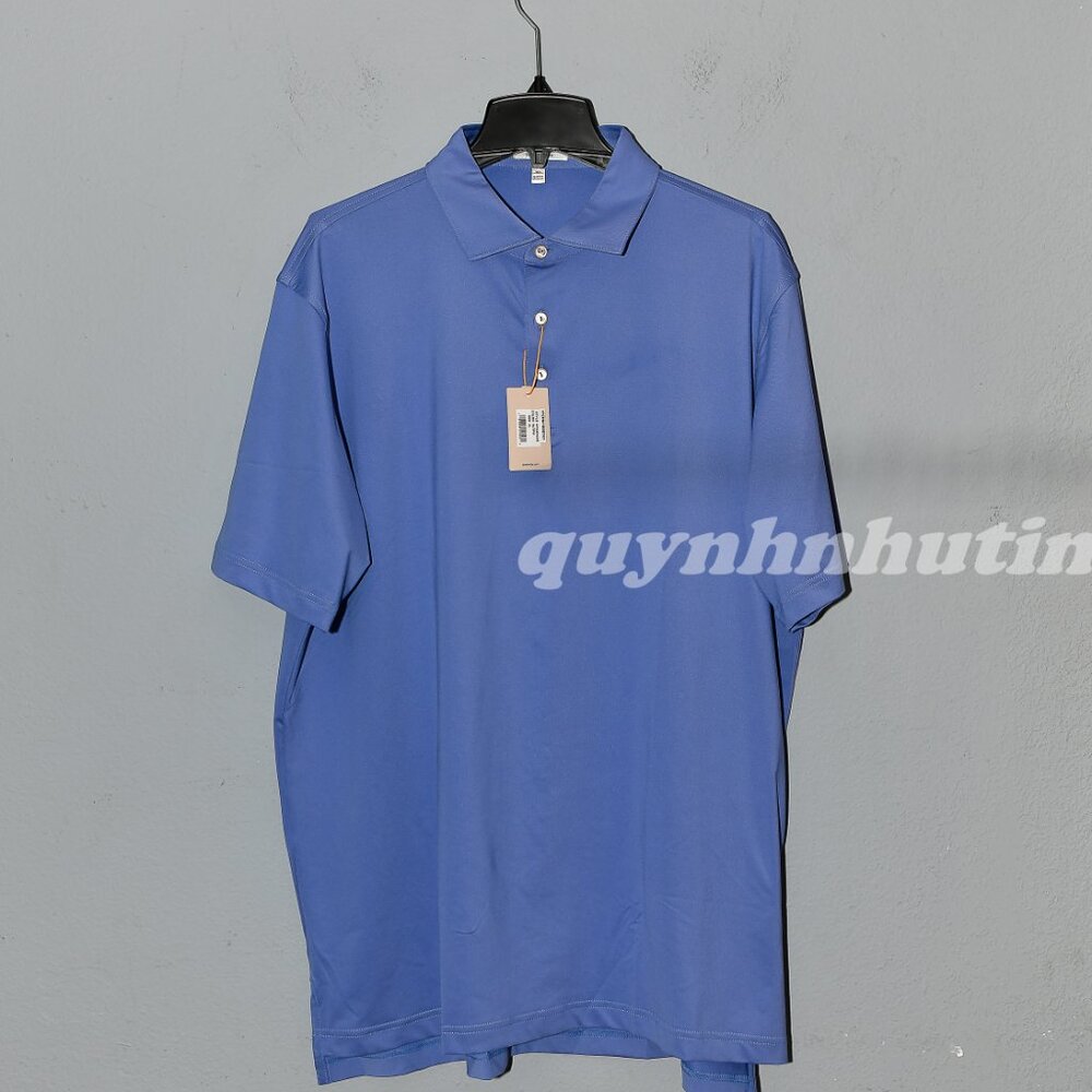 Peter Millar Men's Polo in Periwinkle Blue